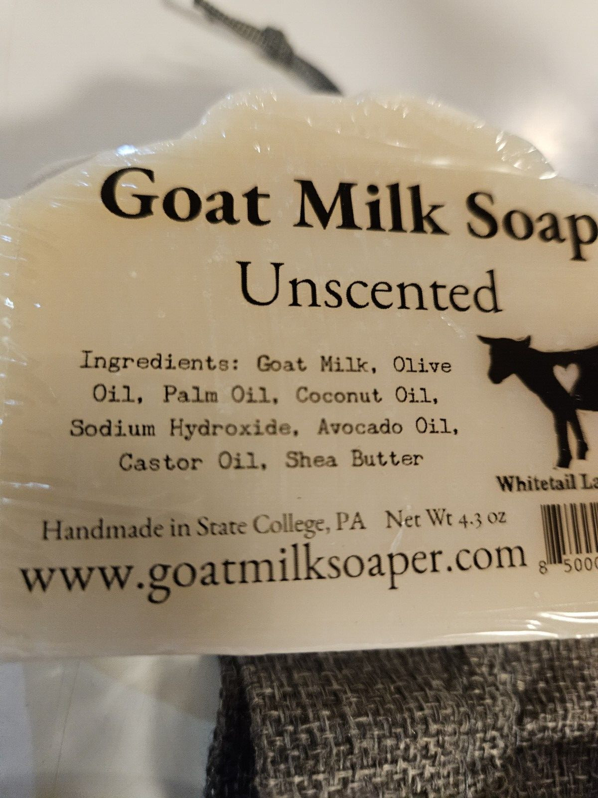 Goat Milk 4pc Essentials Gift Pack Unscented Whitetail farm