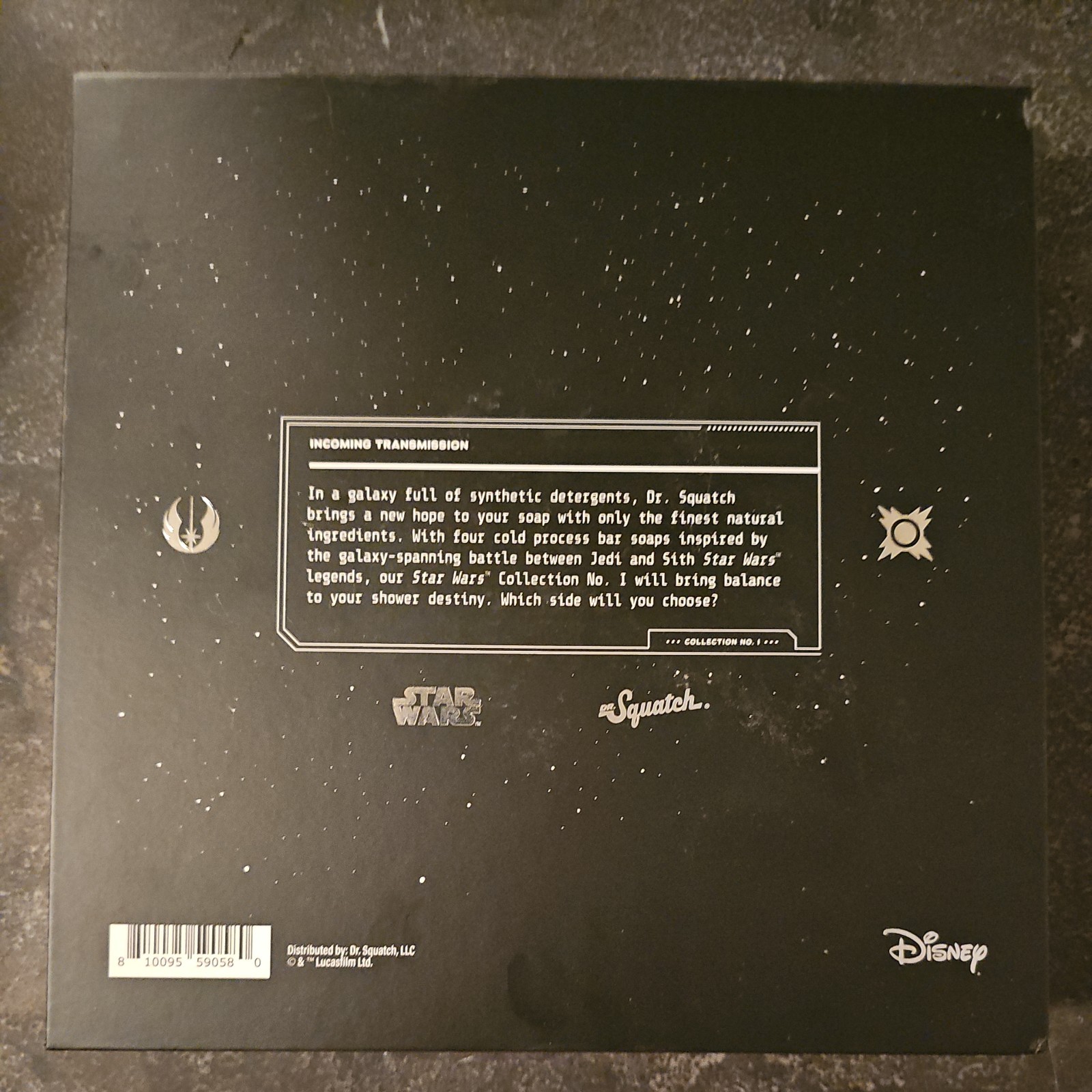 Dr. Squatch Star Wars Limited Edition Soap Set Collection 1 Four Brics New rare