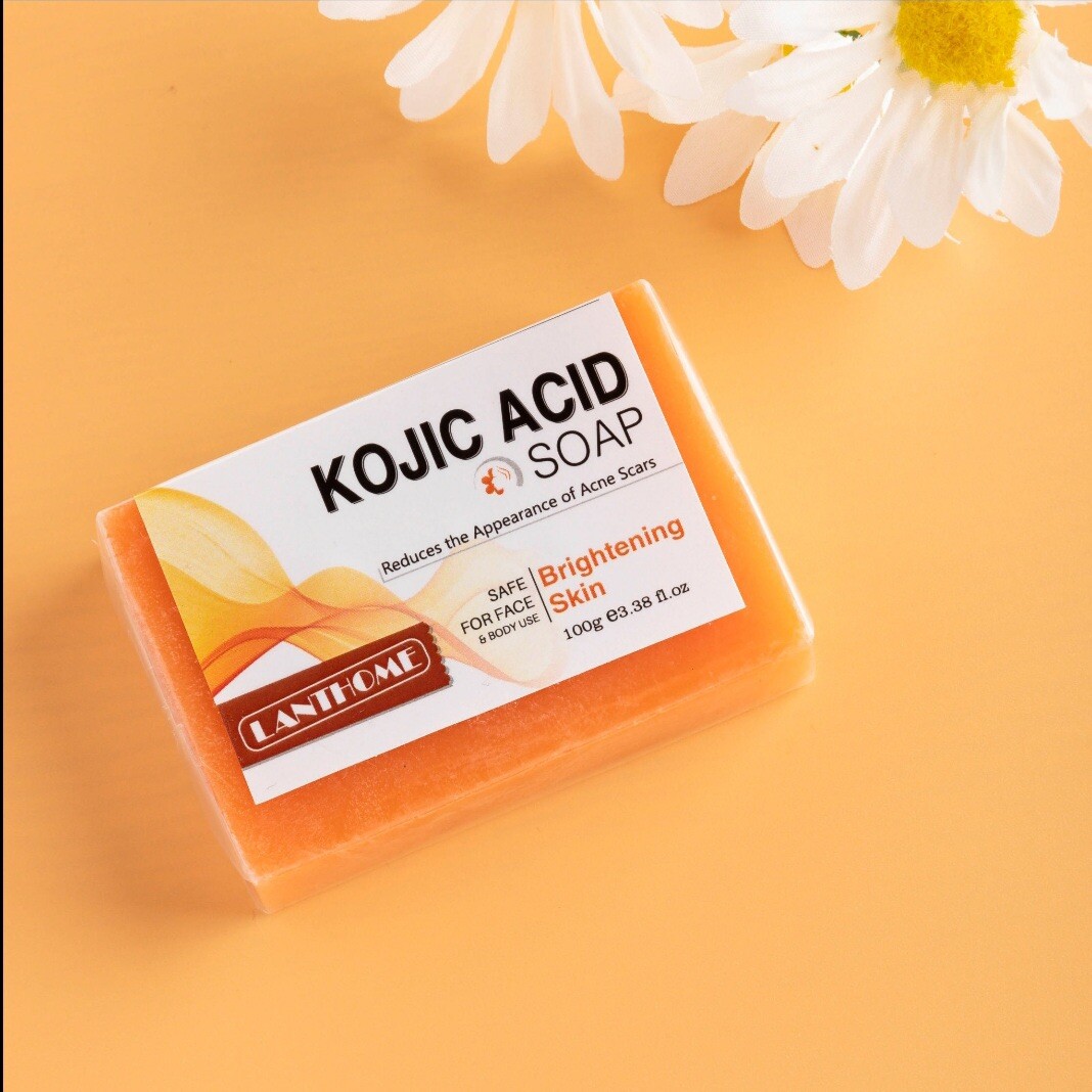 original kojie san kojic acid soap, Lightening Anti-Acne Kojic Acid Soap 100g