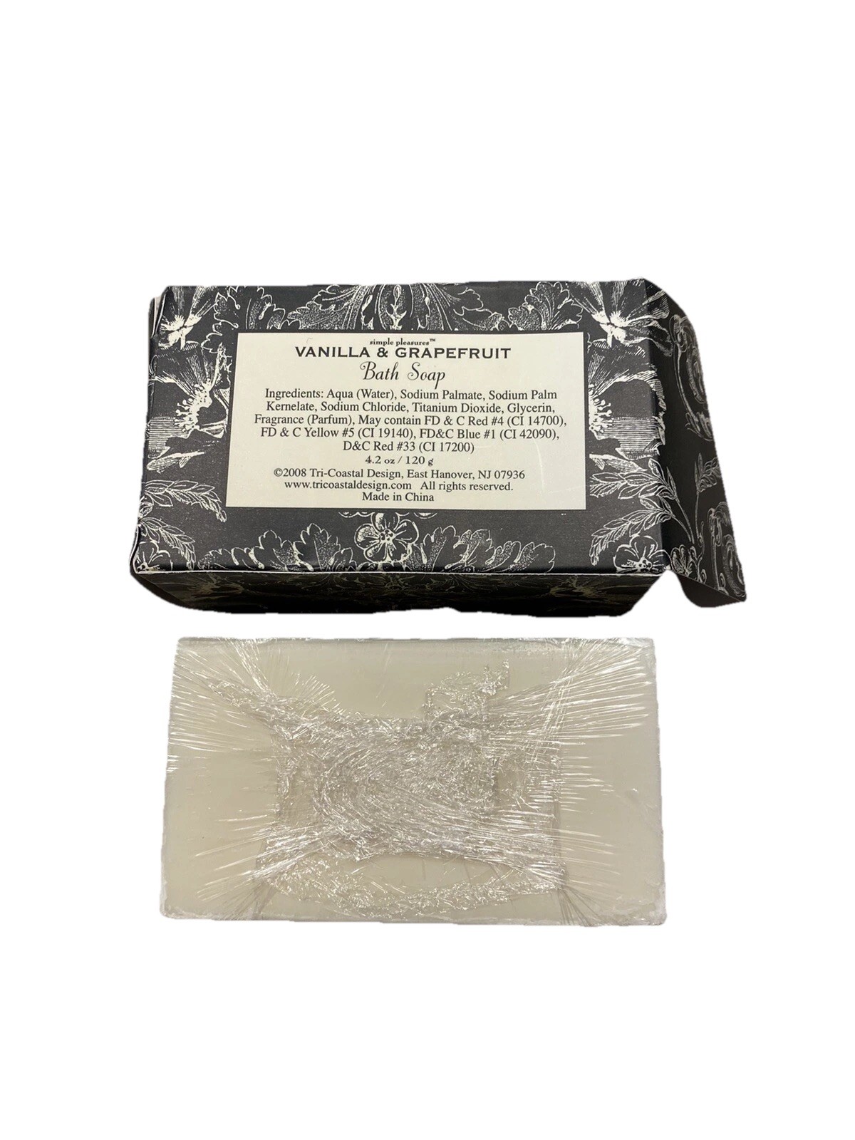 Simple Pleasures Vanilla & Grapefruit Bath Soap 4.2 Oz Rare Discontinued 2008