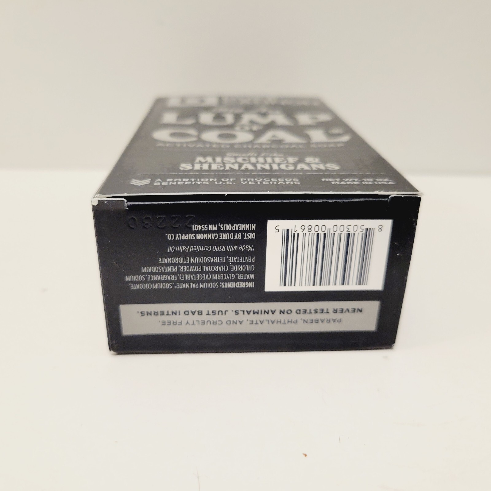 Duke Cannon Supply Co. Big Ass Lump of Coal Charcoal Bar Soap