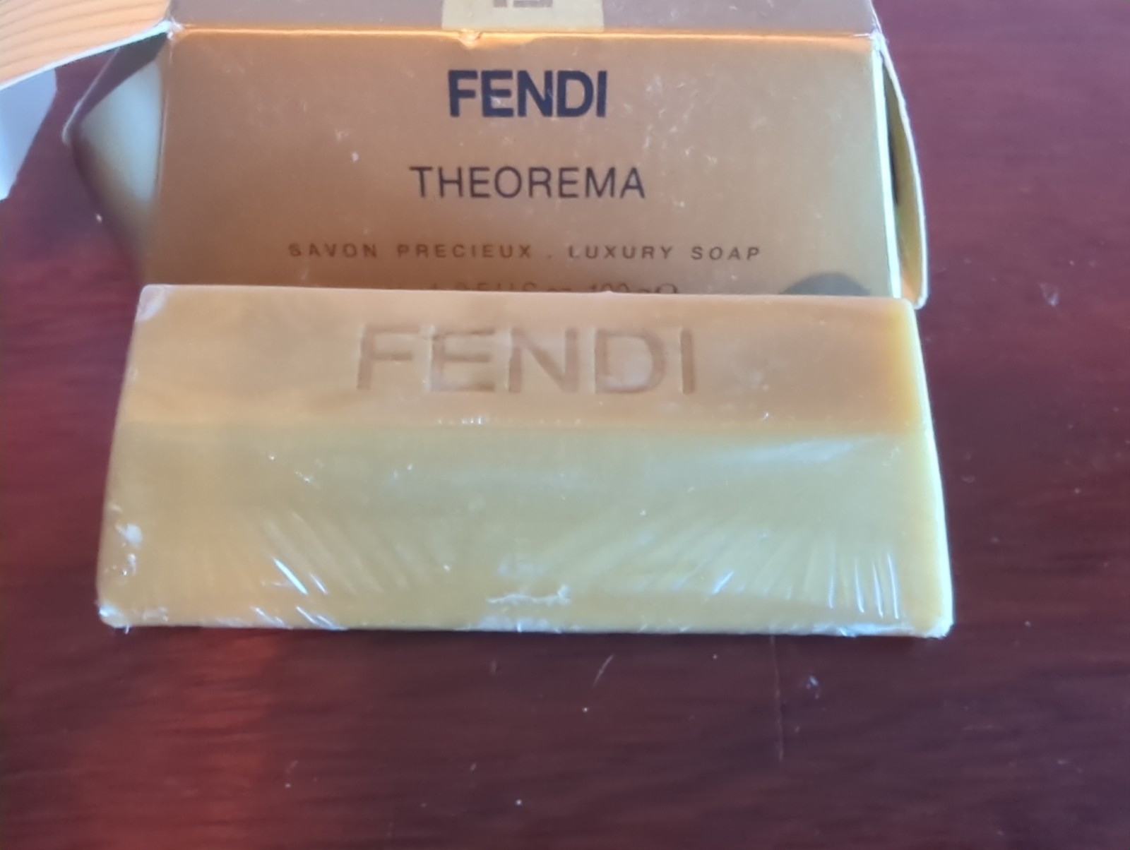 Vintage FENDI Theorema Savon Luxury Soap 100g New in Original Wrapper with Box