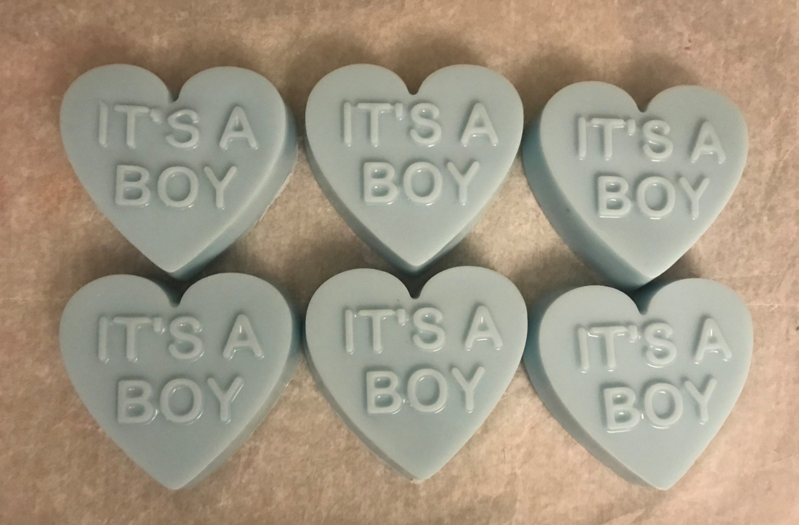 Gender reveal – Baby Shower Soap (6pcs set) baby powder scented By Joanndles