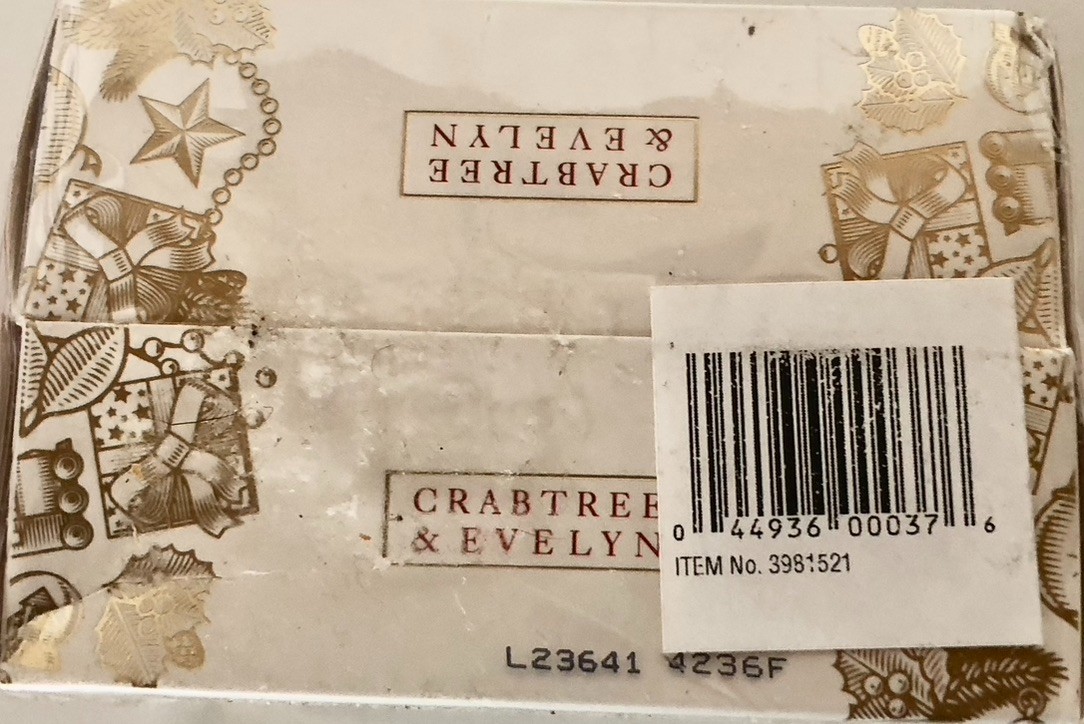 Crabtree &Evelyn Ginger Spice and Everything Nice Set of 2 200g/ 7 Oz Each