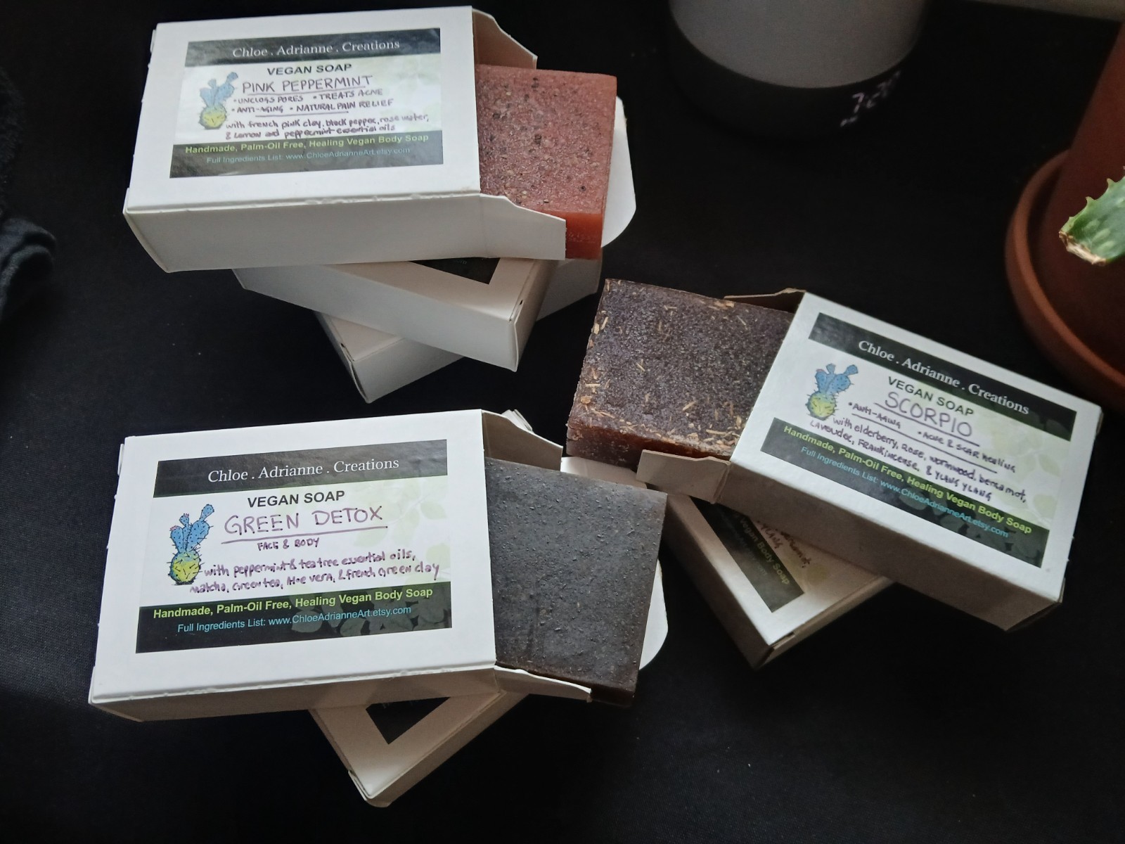 Handmade Artisan Soap Bundle – 7 Natural Bars (Herbs, Clay & Essential Oils)