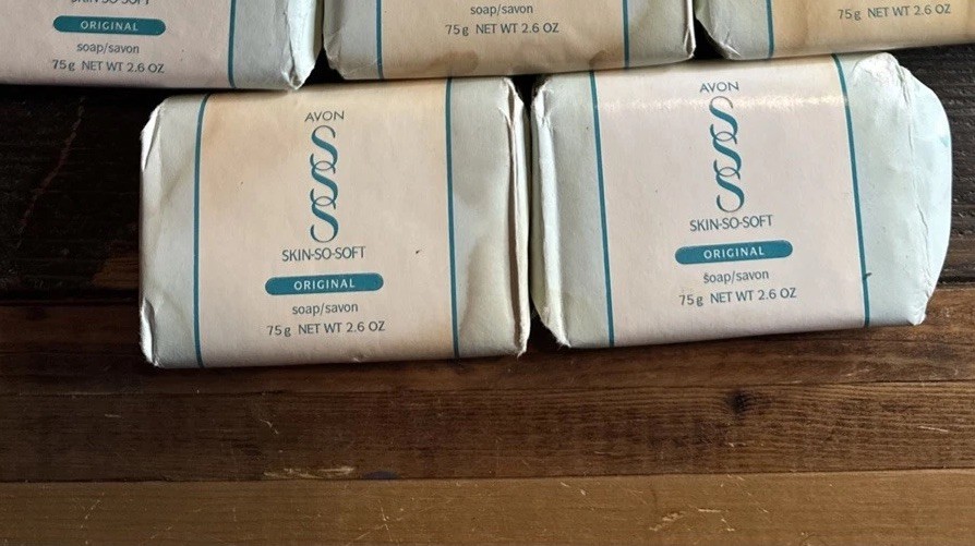 Avon Skin So Soft – Original Bar Soap, 2.6oz, New OLD Stock Lot Of 2 NEW