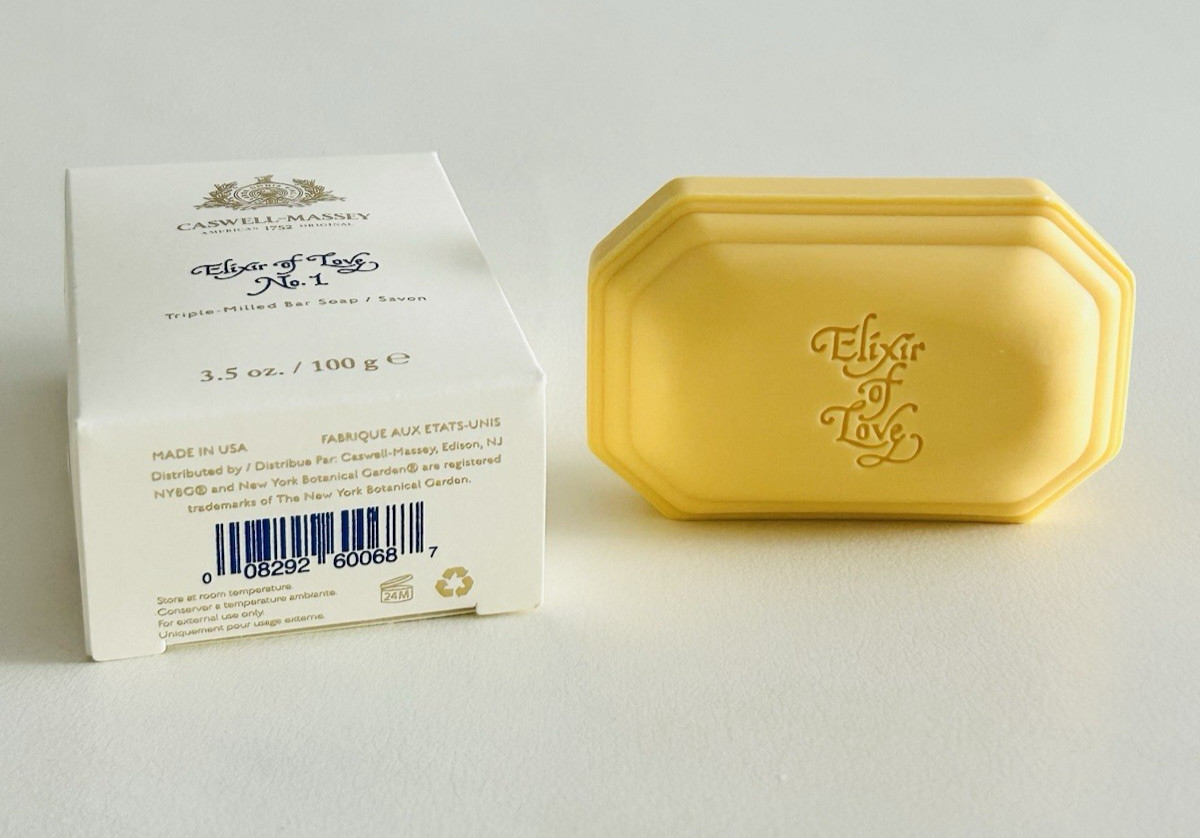 Caswell Massey Elixir Of Love No 1 Triple Milled Bar Soap 3.5 oz