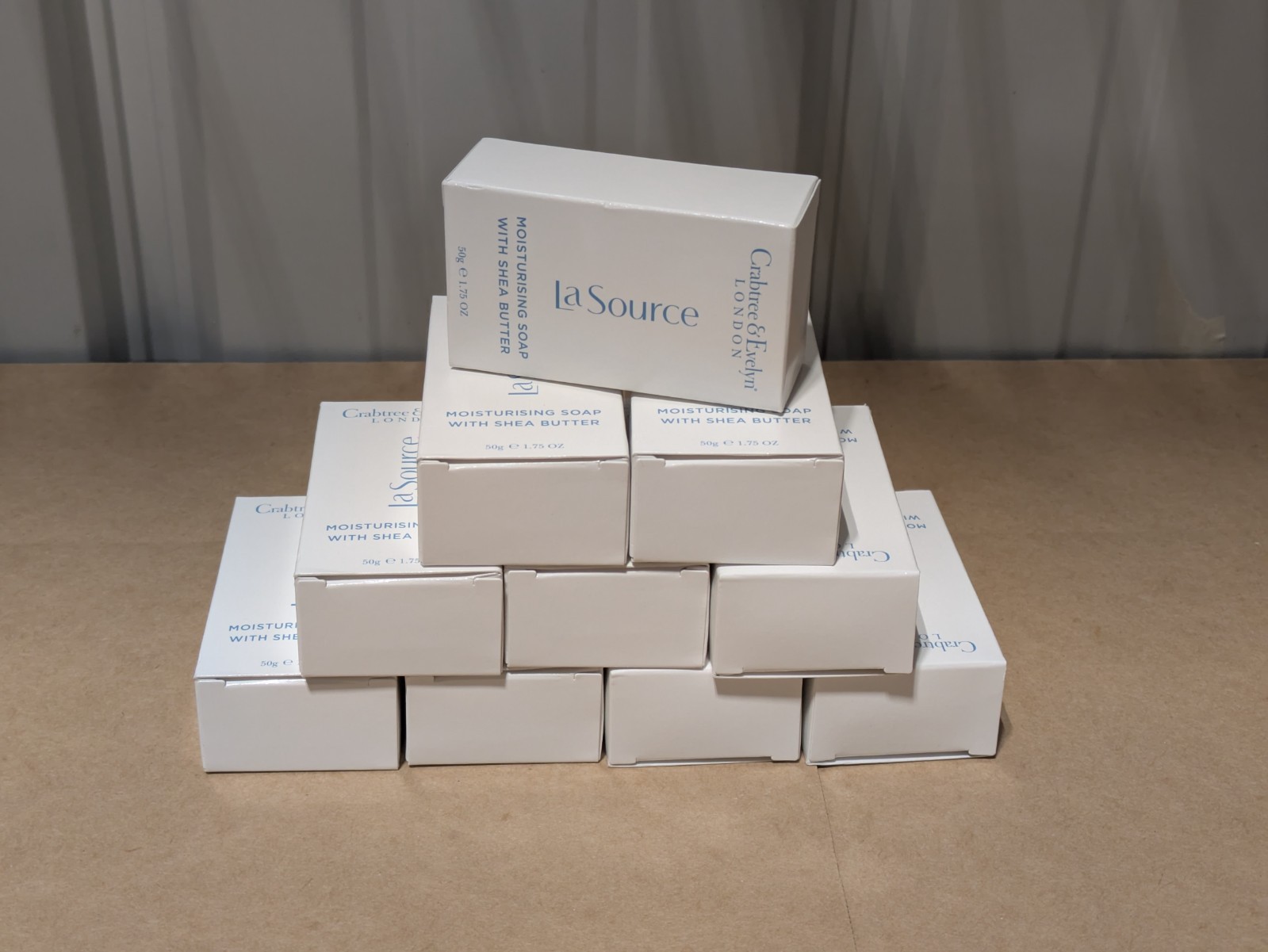 Crabtree & Evelyn La Source Shea Butter Soap 50g Set of 10 New