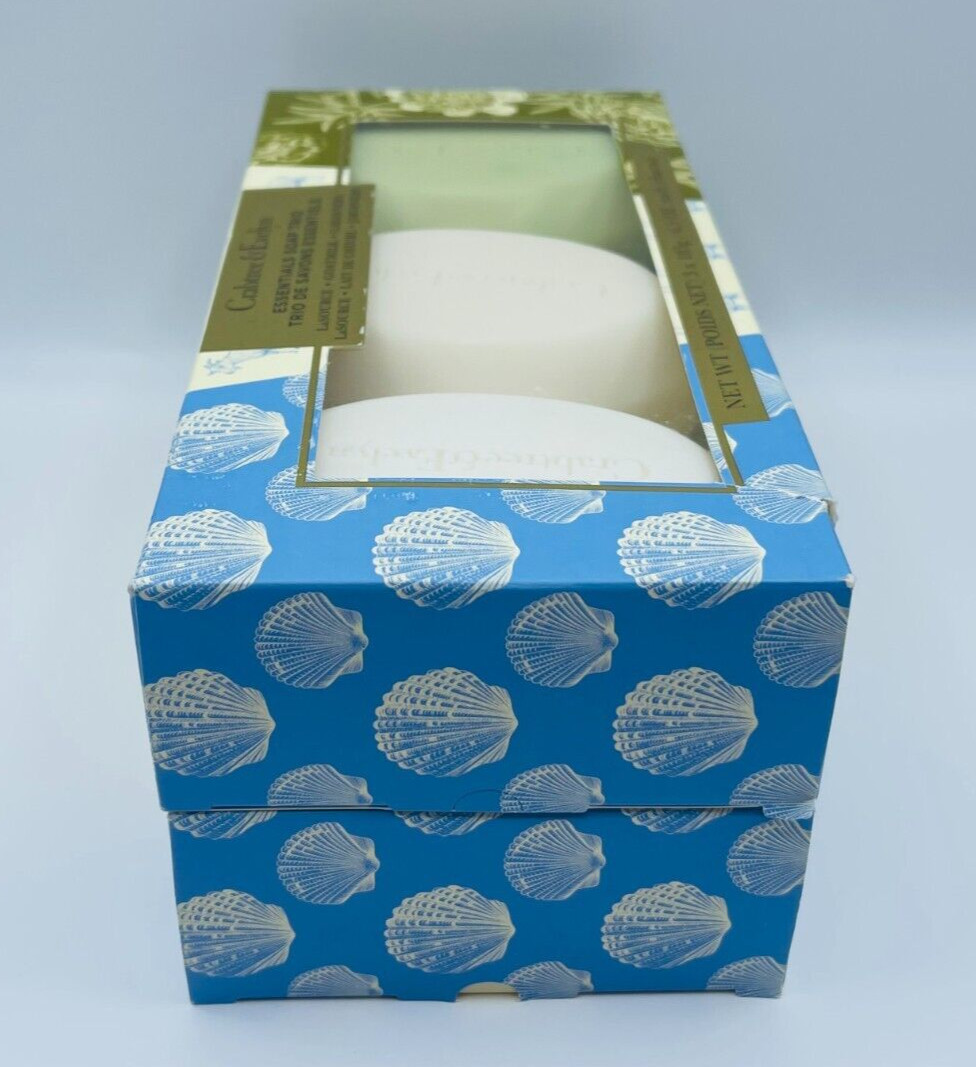 2x Crabtree & Evelyn LA SOURCE GOATMILK GARDENERS Bar Soap 6.5oz Each READ DESCR