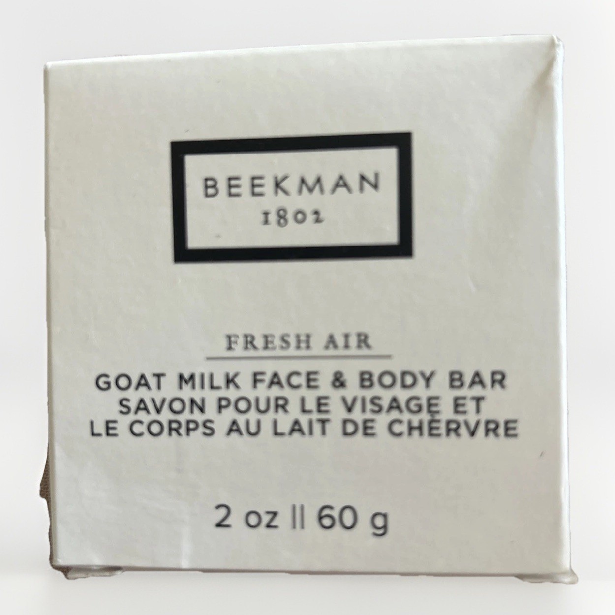 BEEKMAN 1802 Fresh Air 2 oz Goat Milk Bath & Body Soap Bar