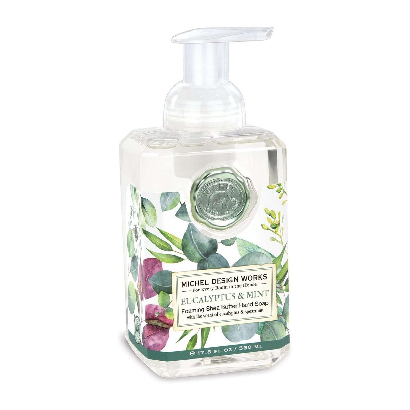 Foaming Hand Wash Scented Soap Pump Luxury Fragranced Eucalyptus & Mint 530ml
