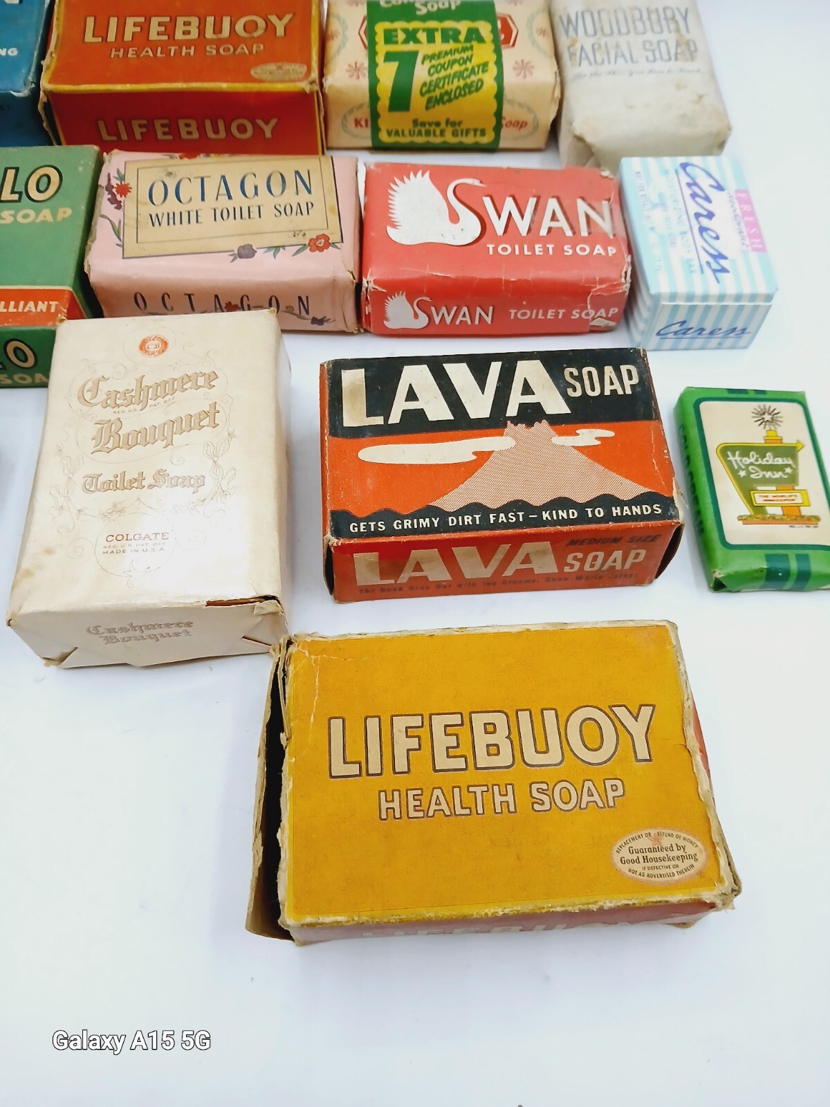 Vintage Mixed Lot Bar Soap Ivory, Lava, P&G, Brilliant, Swan, Octagon, Lifebuoy