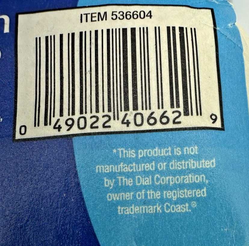6 Walgreens Ocean Fresh Deodorant Bar Soap 4 oz NOS Made in Canada Vintage HTF