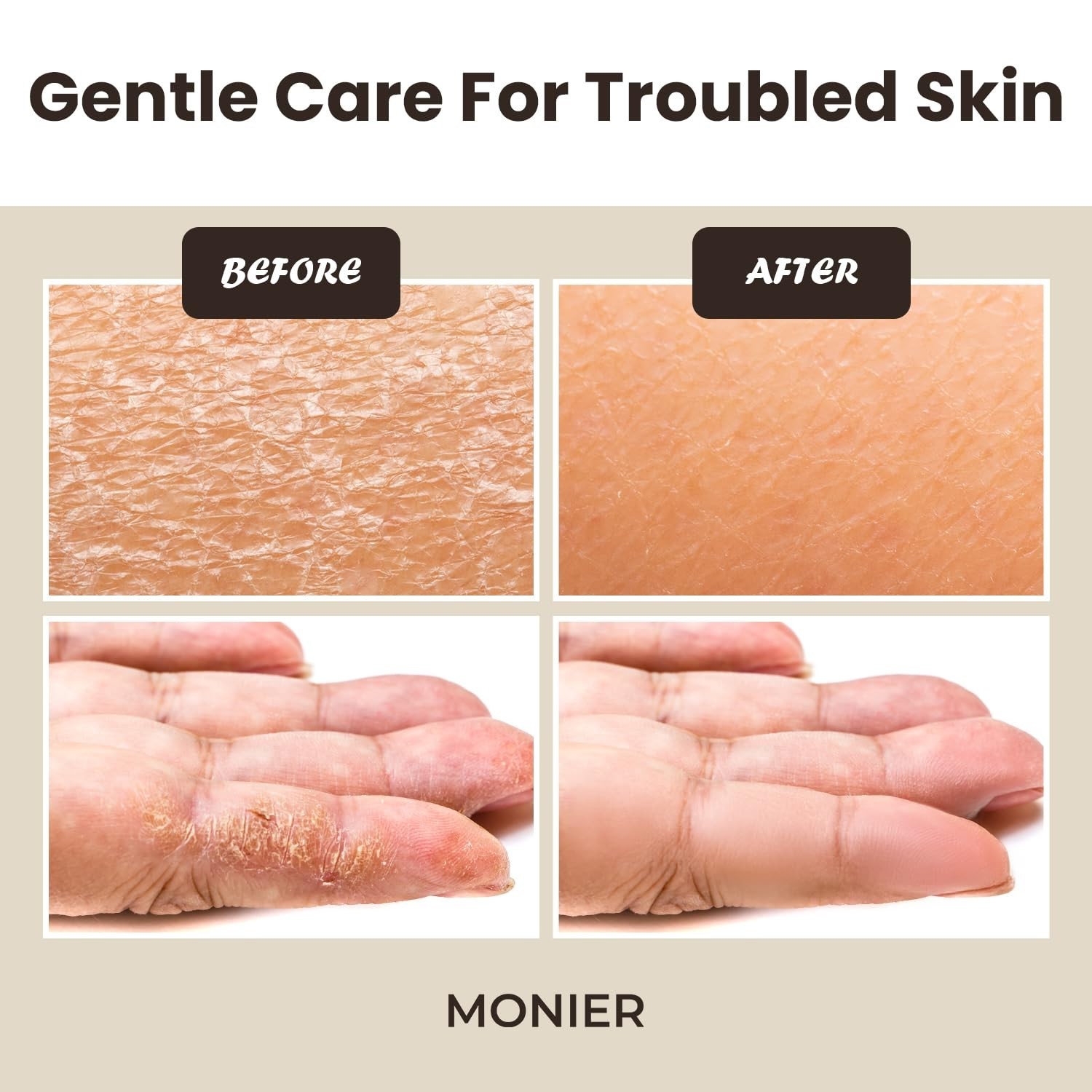 MONIER Goat Milk Soap Bar For Dry & Sensitive Skin – 100% Natural & Organic Skin