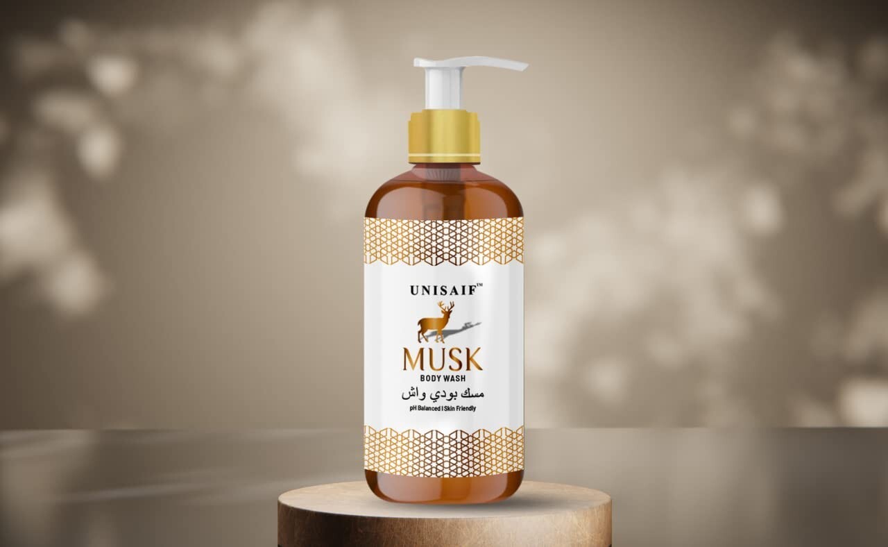 Unisaif Musk Organic Body Wash And Shower Gel Women and men’s 300ML