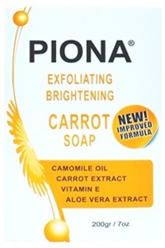 PIONA Exfoliating Brightening CARROT Soap 7 Oz.