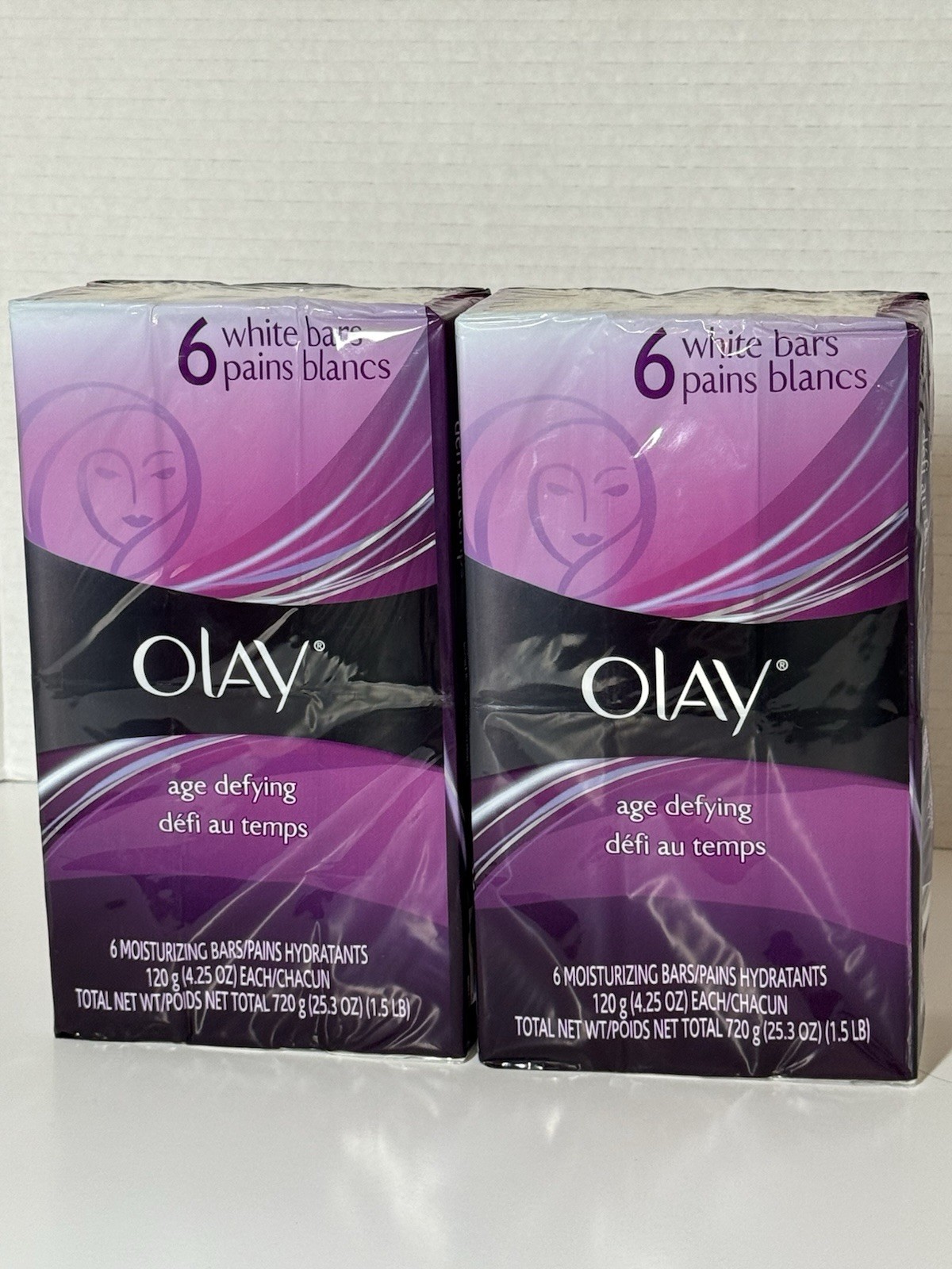 12 Bars Olay Age Defying Moisturizing White Soap 8.5 Oz Total New Old Stock