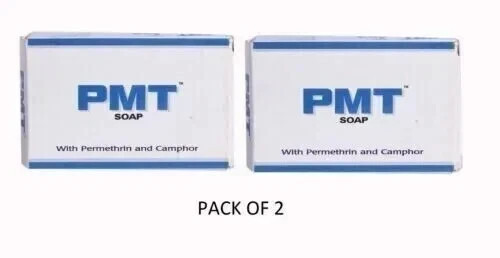 Pack Of 2 PMT soap Permethrine Soap For All Skin Types