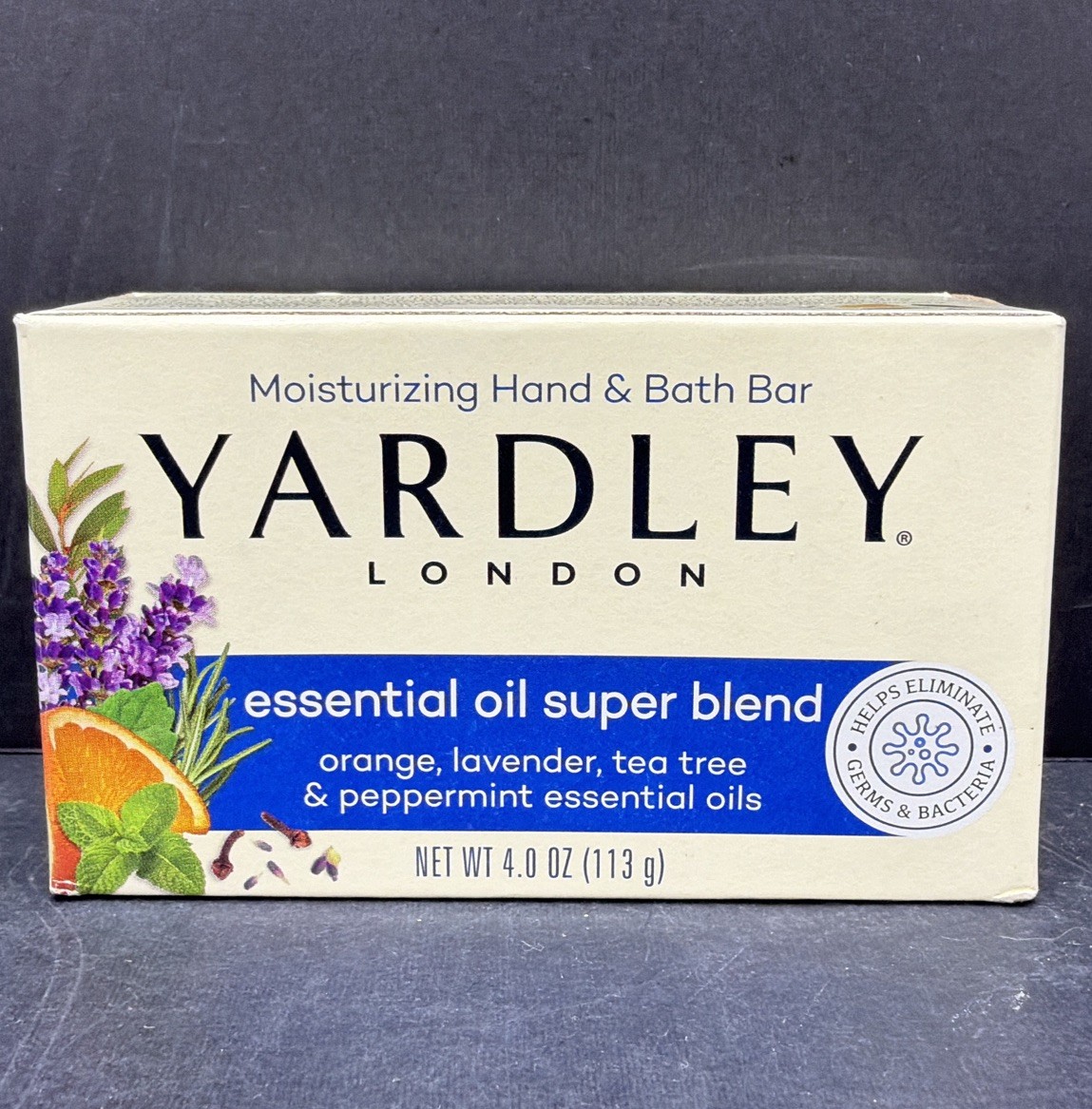 Yardley London Essential Oil Super Blend Soap 4 Oz Lot of 6 New Sealed