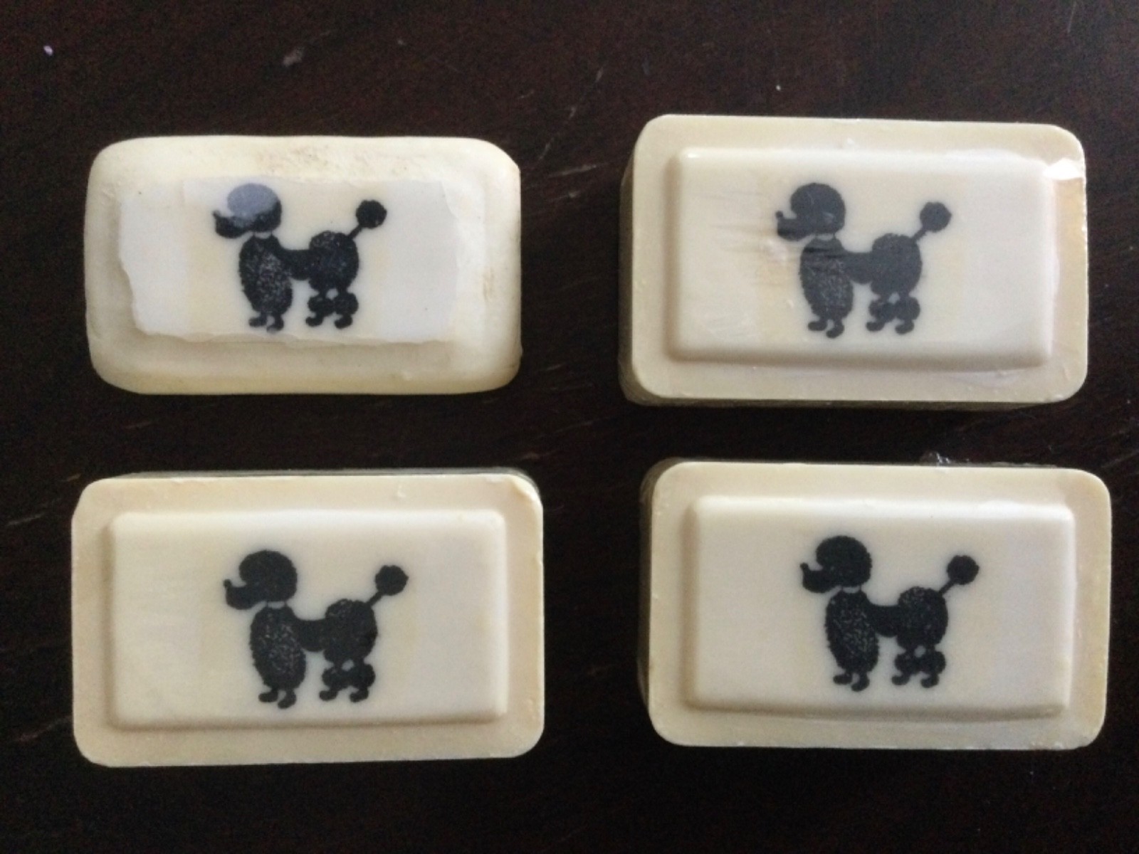 VINTAGE X 3 KATHERINE GRAY, INC., Original Box, Poodle dog design