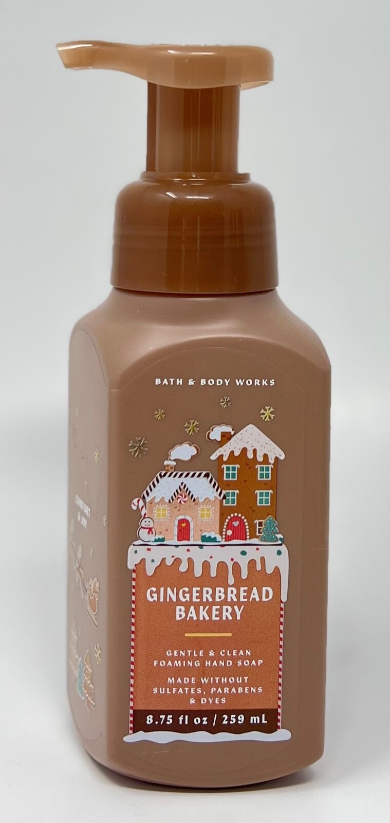 2 BATH & BODY WORKS GINGERBREAD BAKERY GENTLE CLEAN FOAMING HAND SOAP WASH PUMP