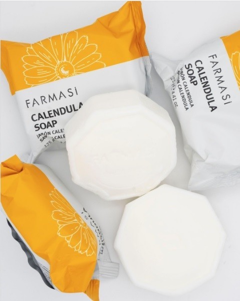 FARMASI CALENDULA SOAP 2 PACK (eczema, psoriasis, dry skin). Free shipping!