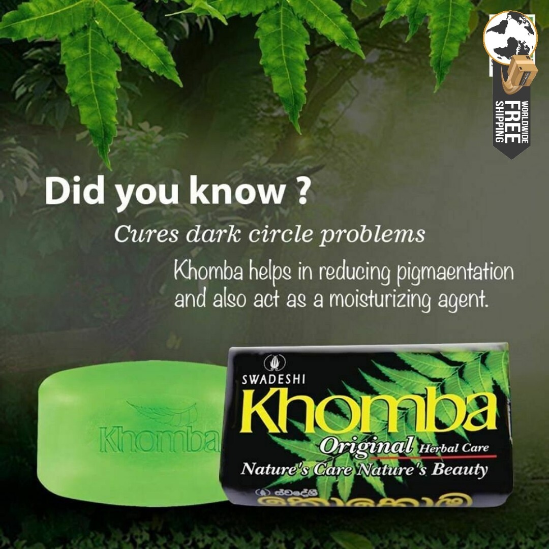 Khomba Soap Ayurvedic Skin Body Care Herbal Beauty Organic Natural Ceylon