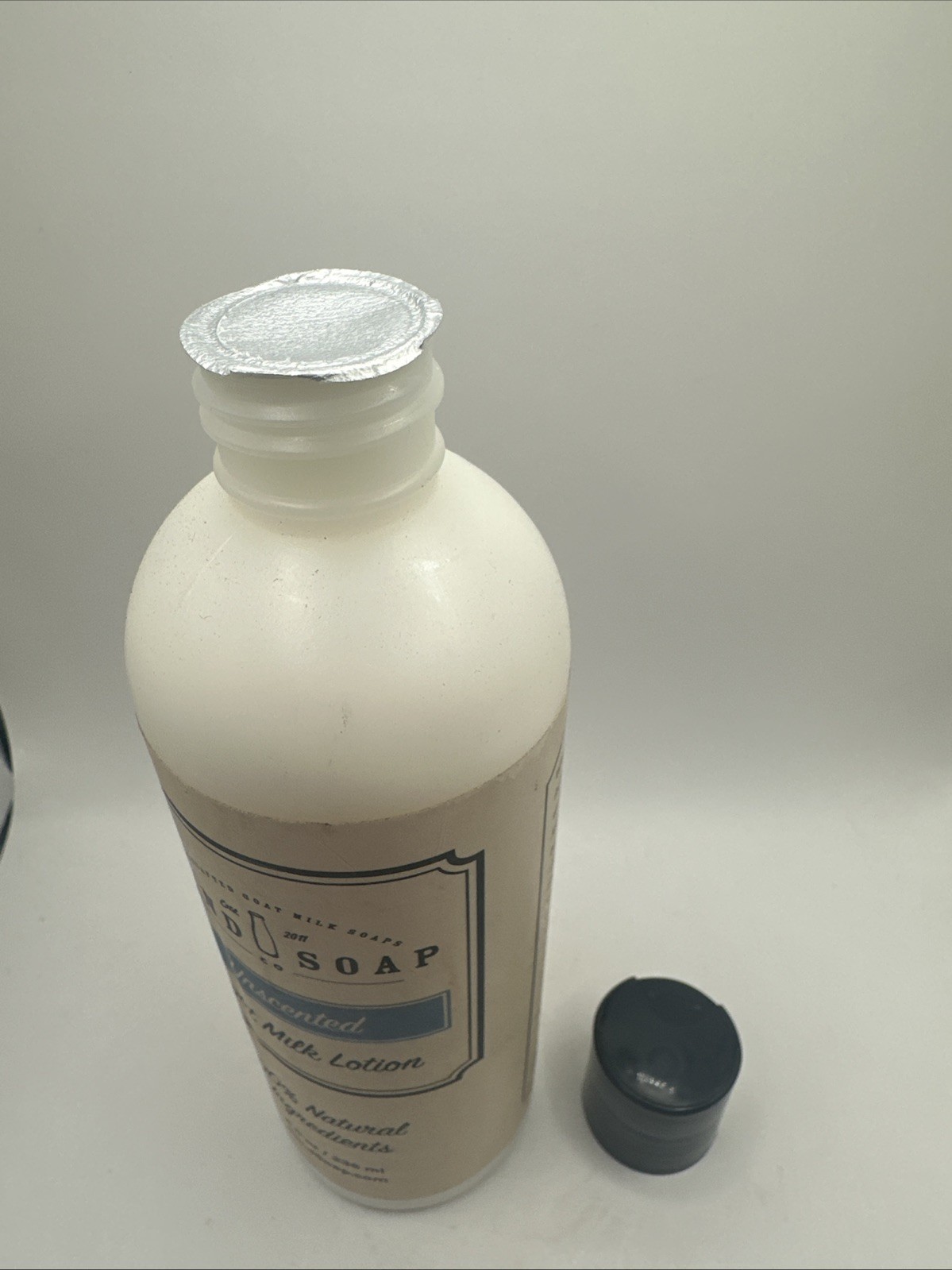 Bend Soap Co Unscented Goat Milk Lotion 8oz 100% Natural SEALED FREE SHIPPING