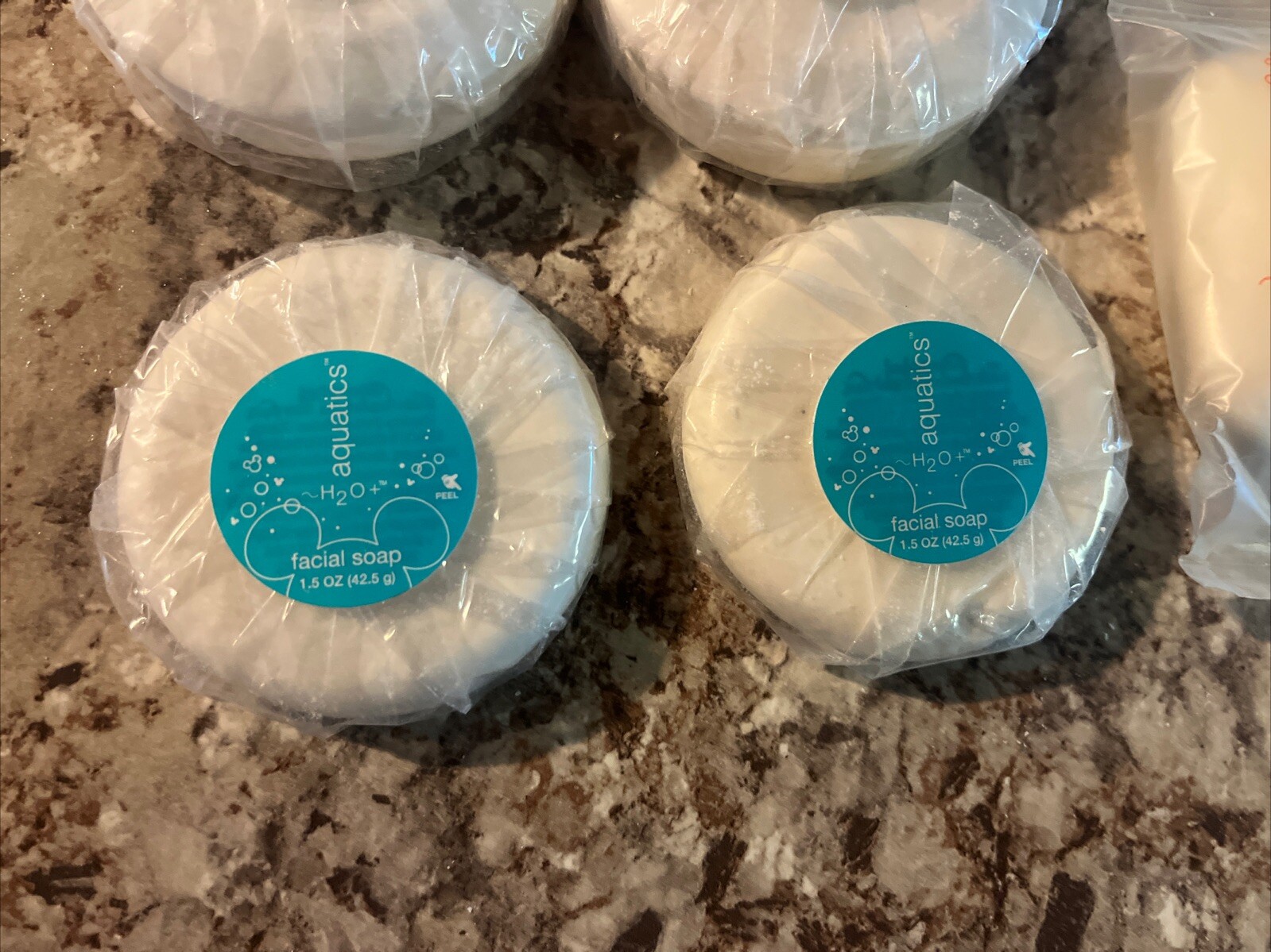 5 Assorted Disney Resorts Facial&Bath Soaps 1.5-2.75 Oz H20+ Aquatics Sea Salt