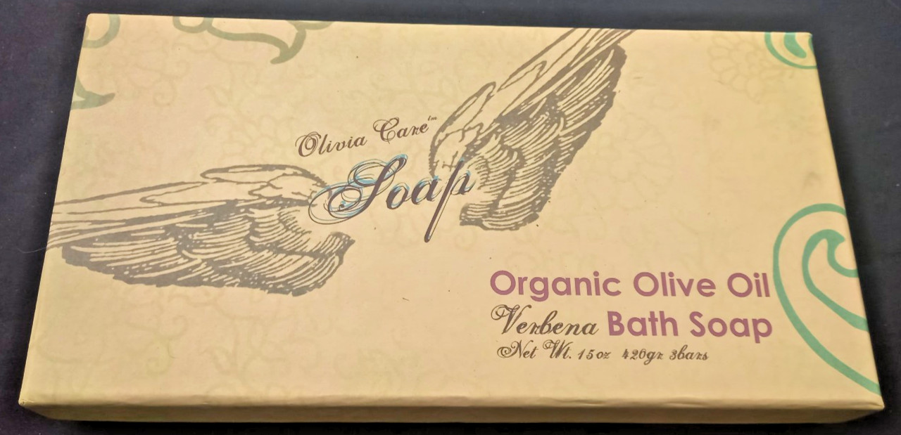 Olivia Care Organic Olive Oil Verbena Bath Soap – France
