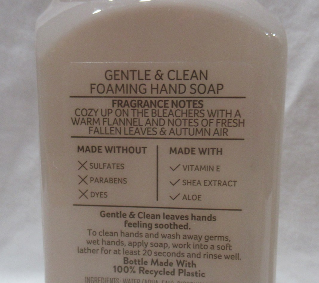 Bath & Body Works Gentle & Clean Foaming Hand Soap Lot Set of 2 FOOTBALL SEASON
