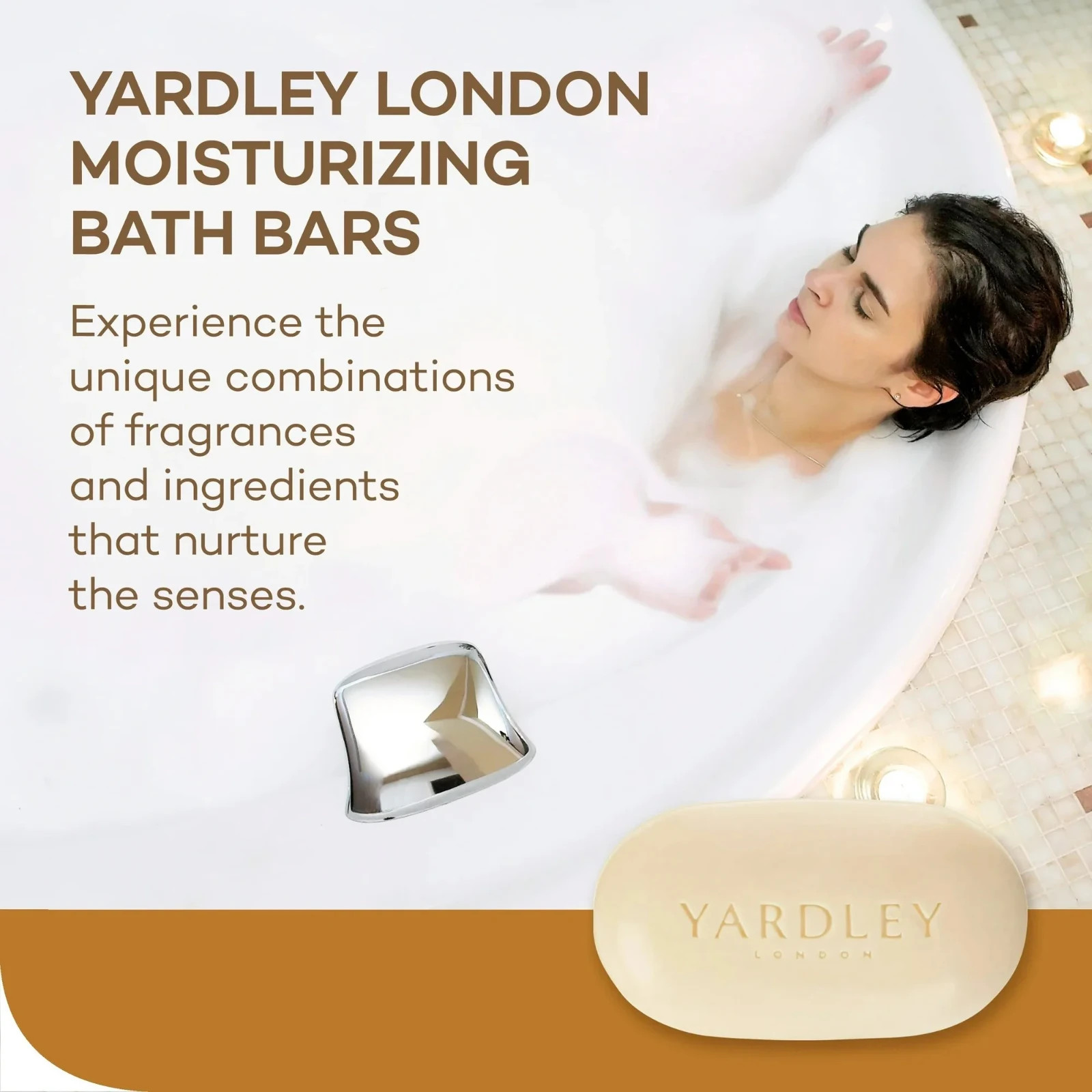 Yardley Oatmeal & Almond Bath Bar Soap 4.25 oz, 12 Pack, Moisturizing Bar Soap