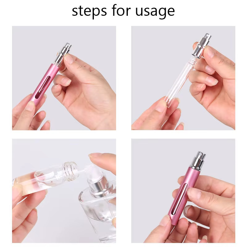 7-Pack 10ml Perfume Atomizer Bottles – Refillable Travel Spray Pump Set