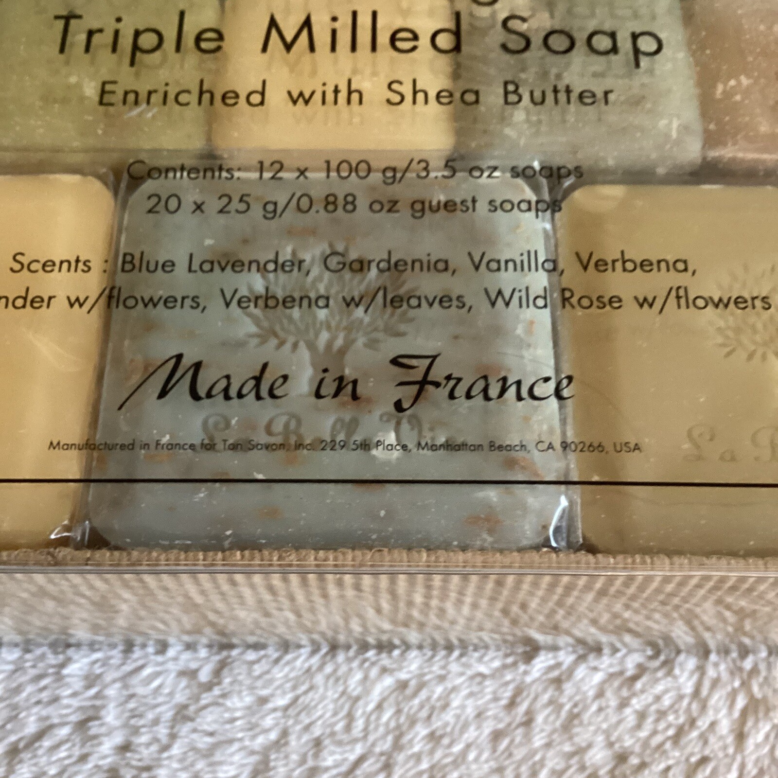 La Belle Vie 100% Pure Vegetable triple Mill bar soap Multiple Scents New