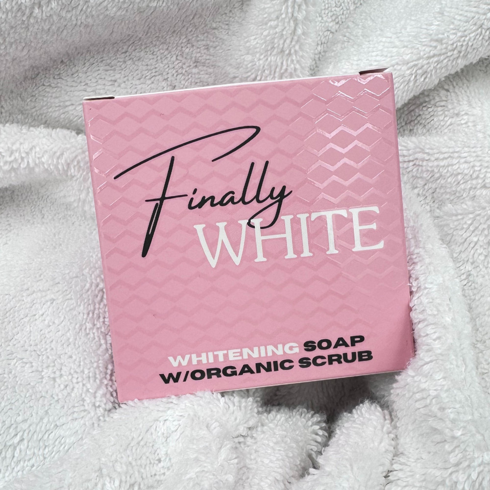 Finally White Whitening Soap with Organic Scrub