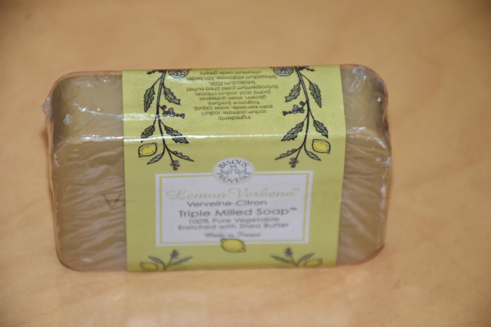 MADE IN FRANCE BISOUS de PROVENCE Triple Milled Bar Soap Trader Joe’s Lemon Verl