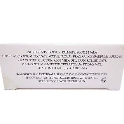 African Black Soap with Shea Butter and Aloe Vera Pack of 12 3.5 Ounce Bars