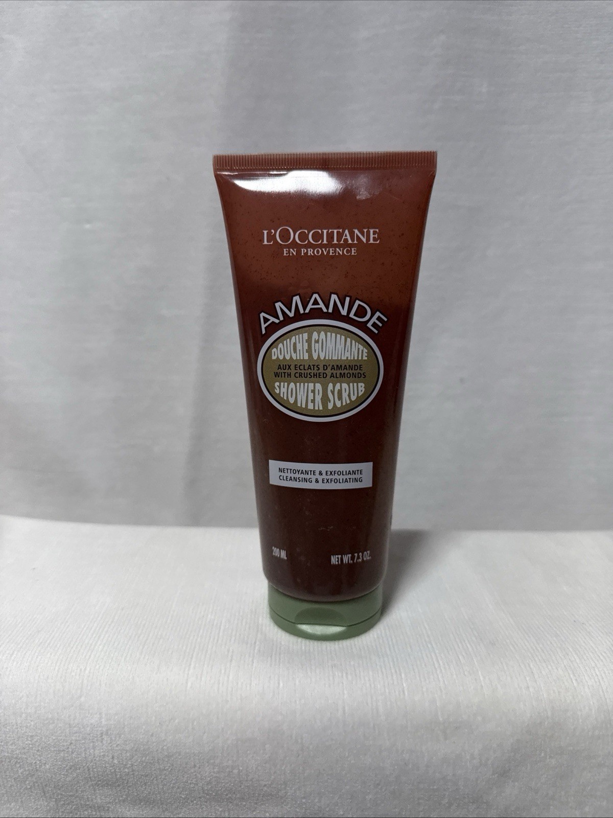 L’Occitane Amande Almond Shower Scrub 7.3 oz / 200ml *NEW*