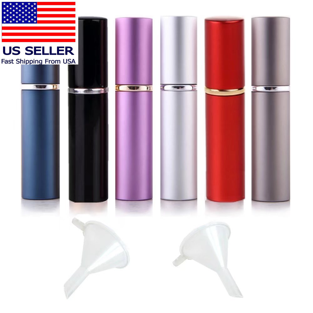 6Pcs 6Ml Portable Mini Refillable Perfume Scent Aftershave Atomizer Empty Spray