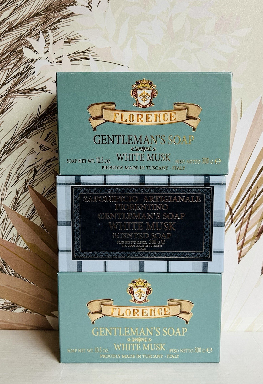 3-Pack White Musk Gentlemen’s Bar Soap 10.5 oz Each