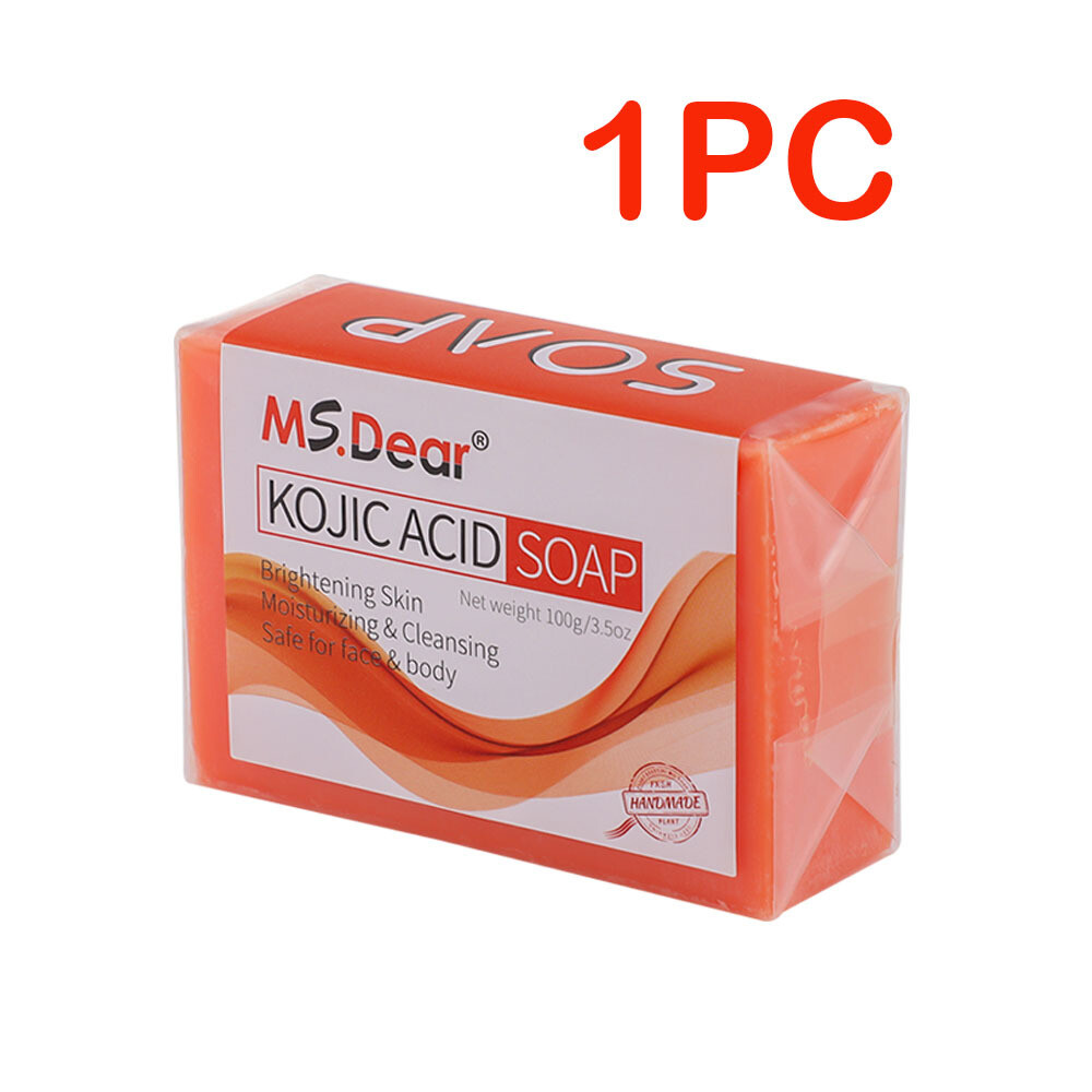 5-1X Kojic Acid Soap Acne Dark Spot Remover Skin Lightening Whitening Face Body
