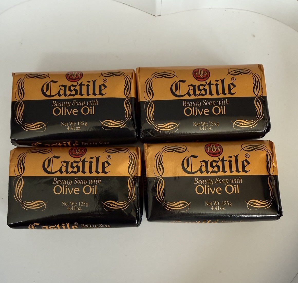 Castile Beauty Soap with Olive Oil 4 Bars