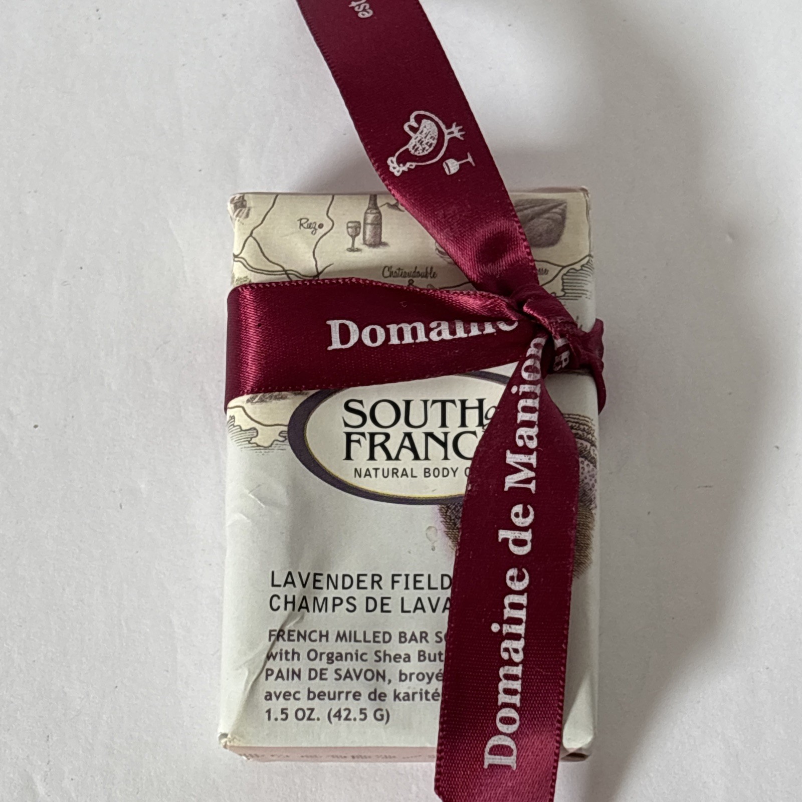 SOUTH OF FRANCE French Milled Bar Soap Organic Shea 1.5 Oz/42.5 G FAST SHIP