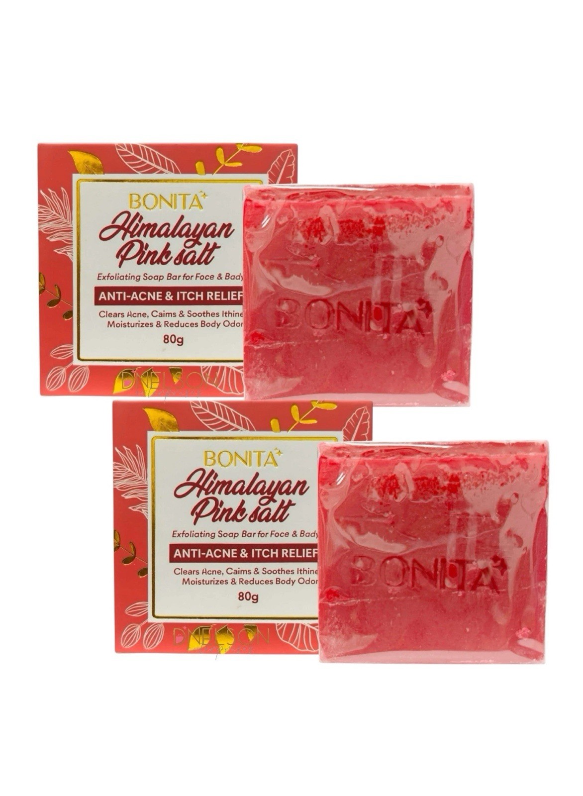 2x BONITA Himalayan Pink Salt Soap – Tranexamic Acid, Ferments & Citrus 80g