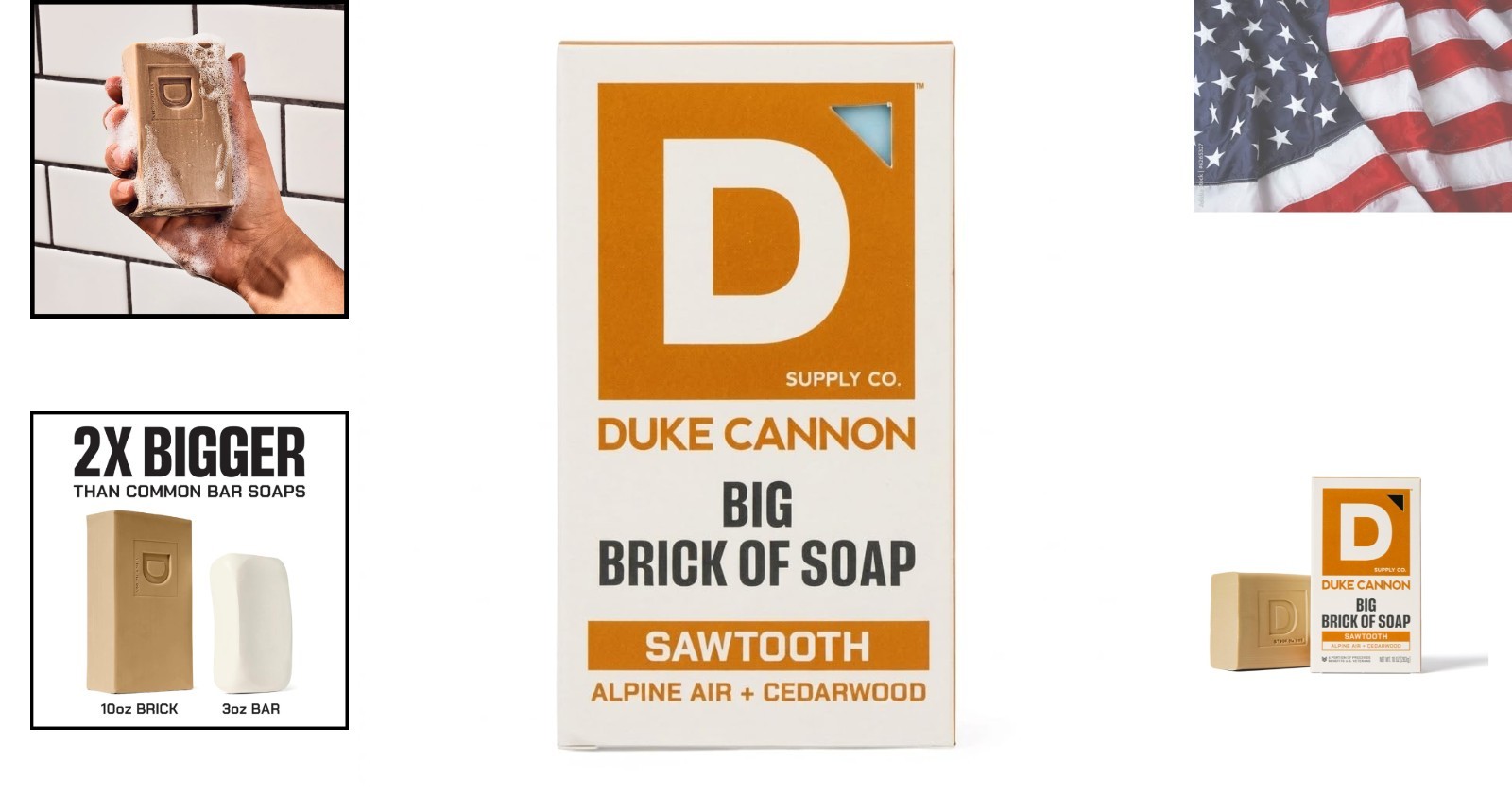 Extra Large Bar Soap – Men’s Natural Bar Soap with Masculine Scents – Made in…