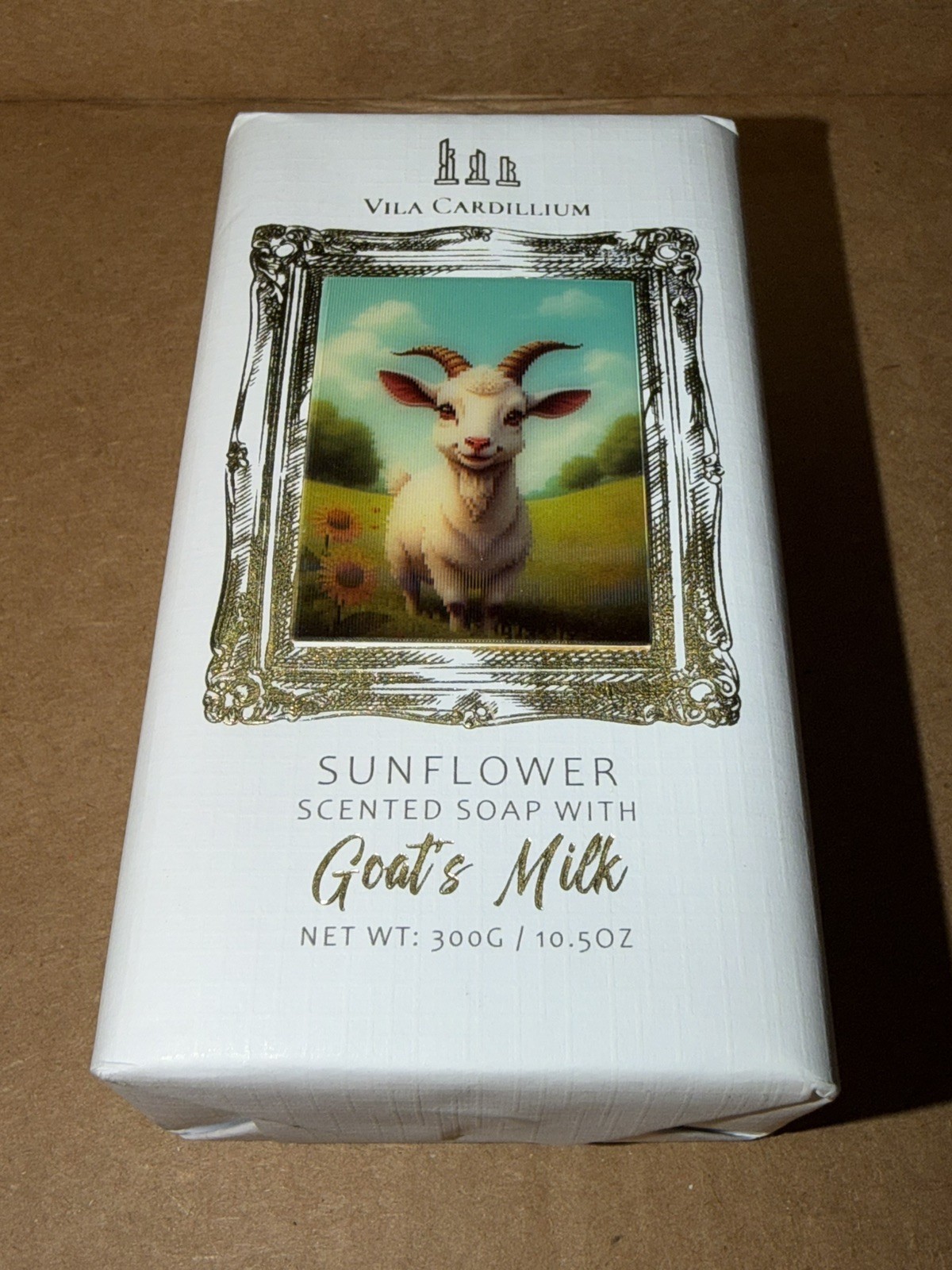 Vila Cardillium Sunflower Scented Bar Soap with Goat’s Milk 10.5 oz 300g