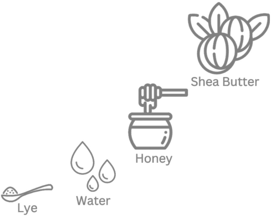 85-90% Shea Butter soap- Handmade.
