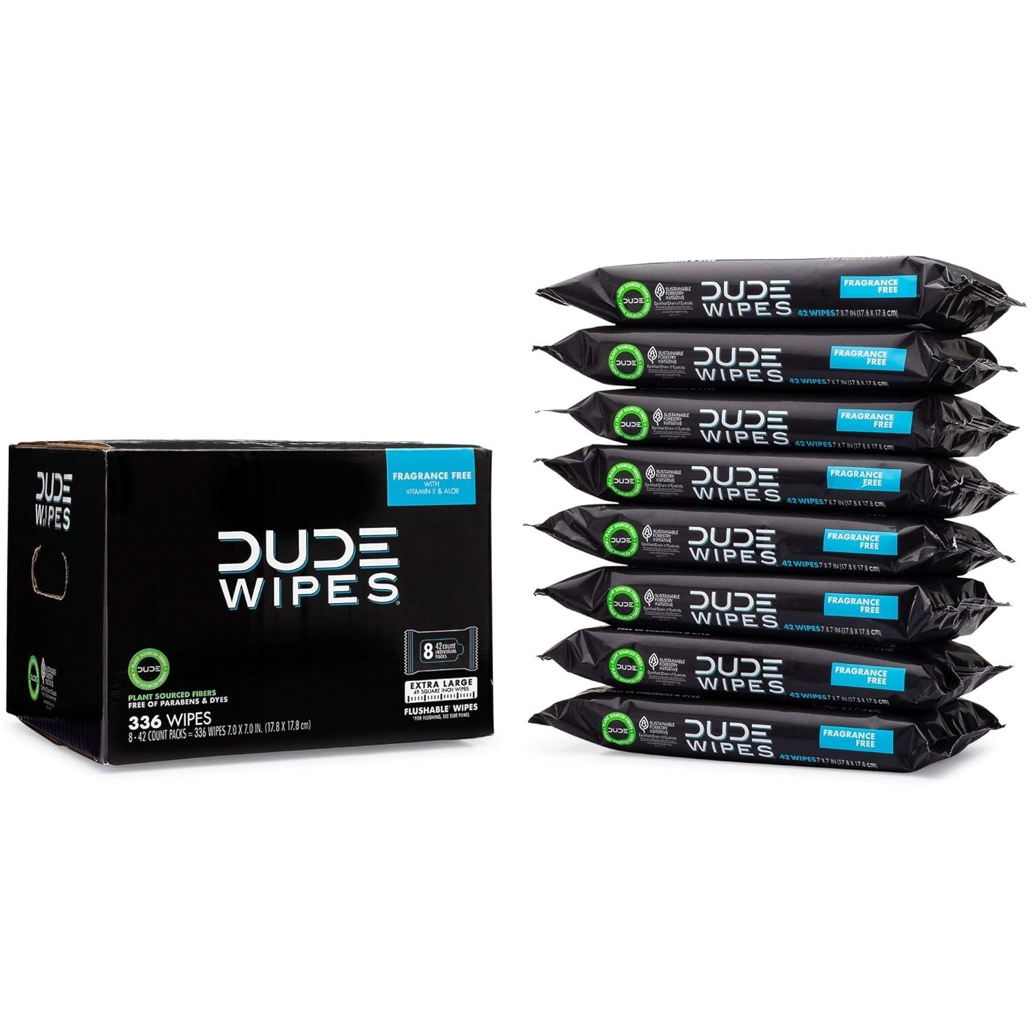Unscented Adult Wet Wipes – Vitamin E & Aloe