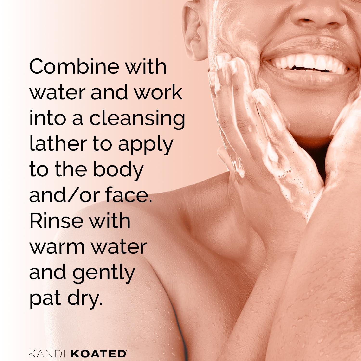 Kandi Koated PURE Face & Body Cleansing Bar Burruss – Neem & Moringa Oils, Se…