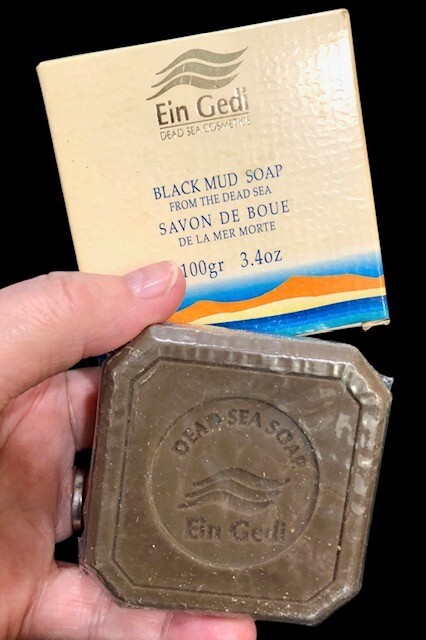 Black Mud Soap EIN GEDI ISRAEL Dead Sea Minerals 100g New sealed in box
